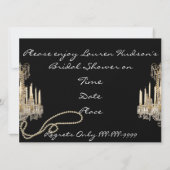 INVITATION DE FÊTE DE LA MARIÉE (Dos)