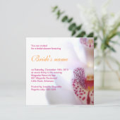 Invitation de Fête de la mariée (Debout devant)