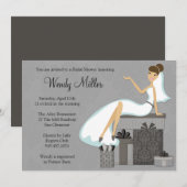 Invitation de Fête de la mariée (Devant / Derrière)