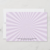 Invitation de Fête de la mariée d'aileron (Dos)