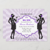 Invitation de Fête de la mariée d'aileron (Devant / Derrière)