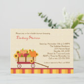 Invitation de Fête de la mariée de chariot de (Debout devant)