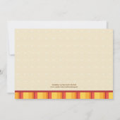 Invitation de Fête de la mariée de chariot de (Dos)