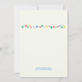 Invitation de Fête de la mariée de deux oiseaux (Dos)