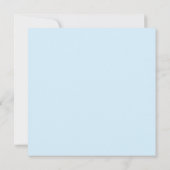 Invitation de Fête de la mariée de gâteau de (Dos)