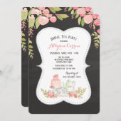 Invitation de Fête de la mariée de goûter (Devant / Derrière)