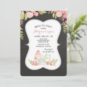 Invitation de Fête de la mariée de goûter (Debout devant)