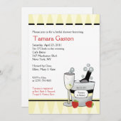 Invitation de Fête de la mariée de la partie 5x7 (Devant / Derrière)