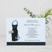 Invitation de Fête de la mariée de LBD (Debout devant)