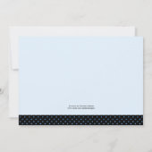 Invitation de Fête de la mariée de LBD (Dos)