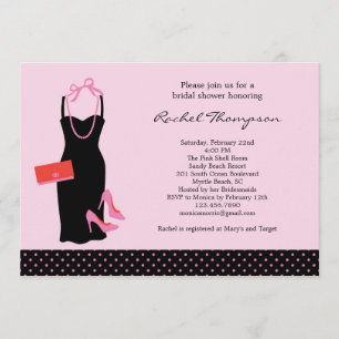 Invitation de Fête de la mariée de LBD