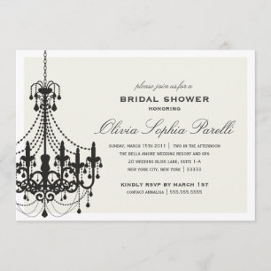INVITATION DE FÊTE DE LA MARIÉE DE L'ÉLÉGANCE