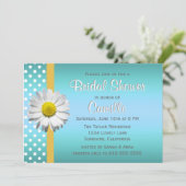 Invitation de Fête de la mariée de marguerite (Debout devant)