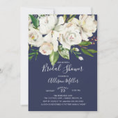 Invitation de Fête de la mariée de marine et de (Devant)