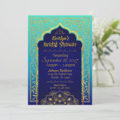 Invitation de Fête de la mariée de mille et une (Debout devant)