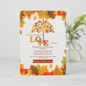 Invitation de Fête de la mariée de parapluie de (Debout devant)