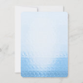 Invitation de Fête de la mariée de Paris de fleur (Dos)