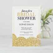 Invitation de Fête de la mariée de parties (Debout devant)