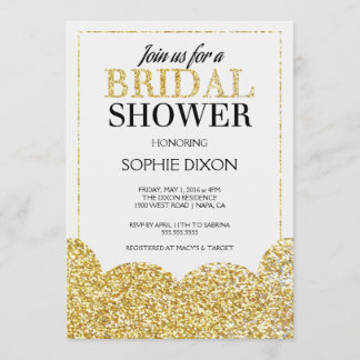 Invitation de Fête de la mariée de parties