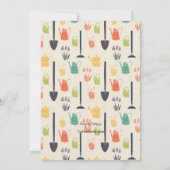 Invitation de Fête de la mariée de pelle et de (Dos)