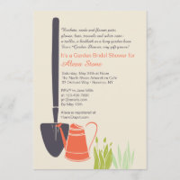 Invitation de Fête de la mariée de pelle et de