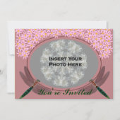 Invitation de Fête de la mariée de photo de (Devant)