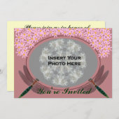 Invitation de Fête de la mariée de photo de (Devant / Derrière)