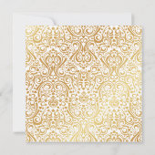 Invitation de Fête de la mariée de robe de mariage (Dos)