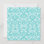 Invitation de Fête de la mariée de robe de mariage (Dos)