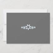 Invitation de Fête de la mariée de robe de mariage (Dos)