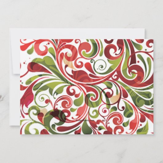 Invitation de Fête de la mariée de talent de (Dos)