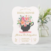 Invitation de Fête de la mariée de thé (Debout devant)