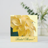 Invitation de Fête de la mariée de zantedeschia (Debout devant)