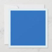 Invitation de Fête de la mariée d'orchidée bleue (Dos)