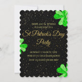 Invitation de fête de la Saint-Patrick modifiable, (Devant)