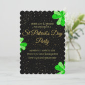 Invitation de fête de la Saint-Patrick modifiable, (Debout devant)
