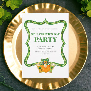 Invitation de fête de la Saint-Patrick Prépa / Lep