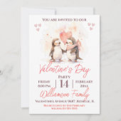 Invitation de fête de la Saint-Valentin avec des m (Devant)