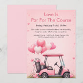Invitation de fête de la Saint-Valentin dans un ch (Devant / Derrière)