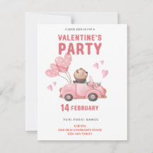 Invitation de fête de la Saint-Valentin personnali