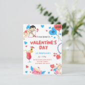 Invitation de fête de la Saint-Valentin personnali (Debout devant)