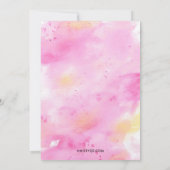 Invitation de fête de la saison des vacances moder (Dos)