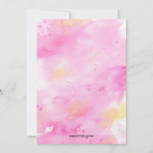 Invitation de fête de la saison des vacances moder (Dos)