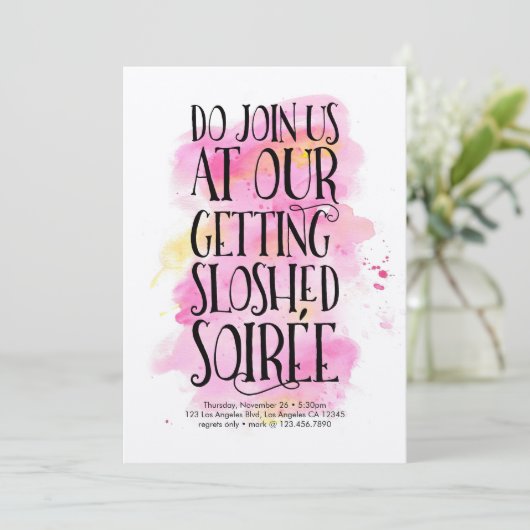 Invitation de fête de la saison des vacances moder (Debout devant)