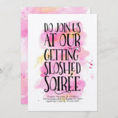 Invitation de fête de la saison des vacances moder (Devant / Derrière)