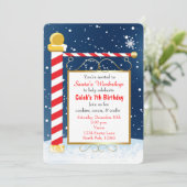 Invitation de fête de l'événement de Noël Panneau (Debout devant)