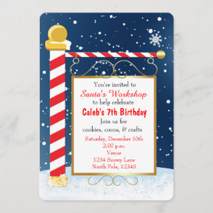 Invitation de fête de l'événement de Noël Panneau