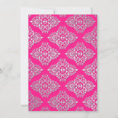 Invitation de Fête de l'mariée Damas de Parties sc (Dos)