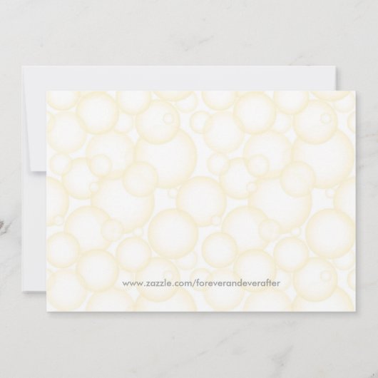 Invitation de Fête de l'mariée Spa (Dos)