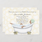 Invitation de Fête de l'mariée Spa (Devant / Derrière)